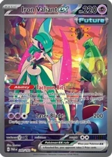 Pokemon: 1x Iron Valiant ex - 249/182 - Special Illustration Rare - NM SV Parado
