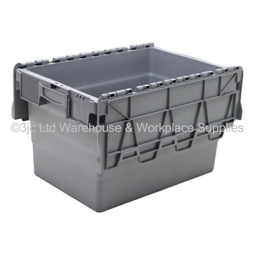 64L Heavy Duty Industrial Plastic Storage Distribution Box Boxes