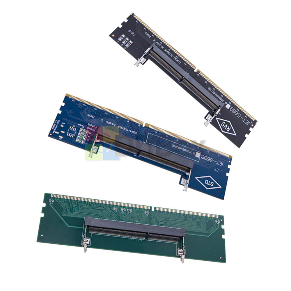 DDR3 DDR4 DDR5 Laptop to Desktop Memory Adapter Card SO-DIMM To PC