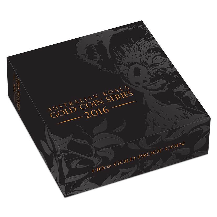 Australia 2016 Proof Koala $15 1/10oz .9999 Pure Gold coin 1500