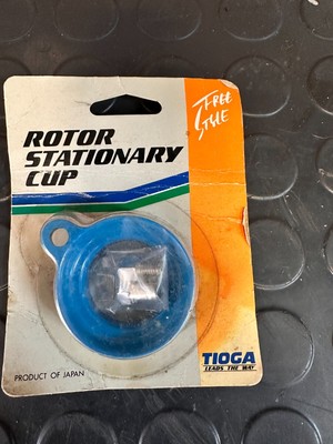 NOS Vintage Tioga Rotor Stationary Head set Cup Blue 1-1/8''
