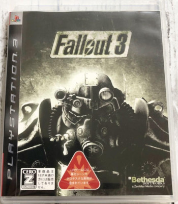PS3 PlayStation 3 Fallout 3 Japanese Games With Box Tested Genuine