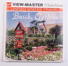 View-Master Busch Gardens Tampa Florida 3 reel packet A988