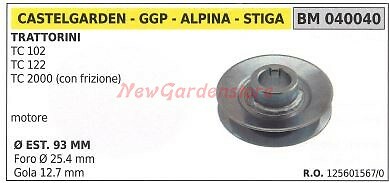 Puleggia Trattorino TC 102 Alpina 040040: Ricambio Professionale GGP