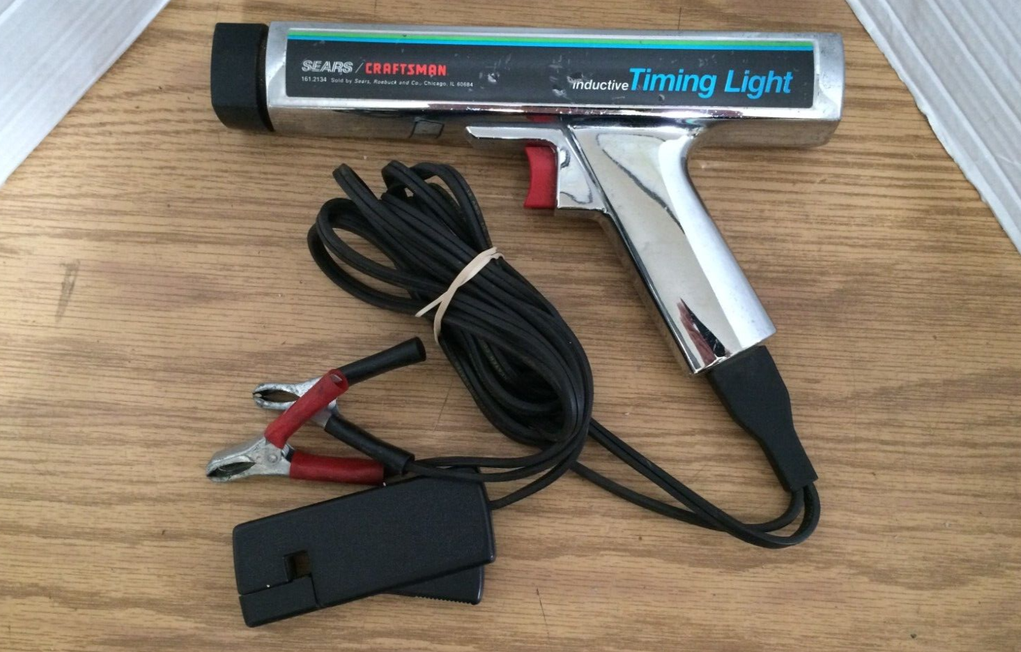 Vintage Sears Craftsman Metal Inductive Timing Light Gun Car 161.2134