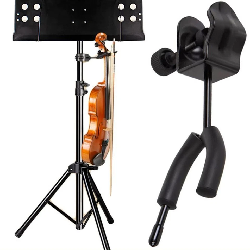 Metal Violin Viola Stand No Punching Violin Viola Holder Stage Shows