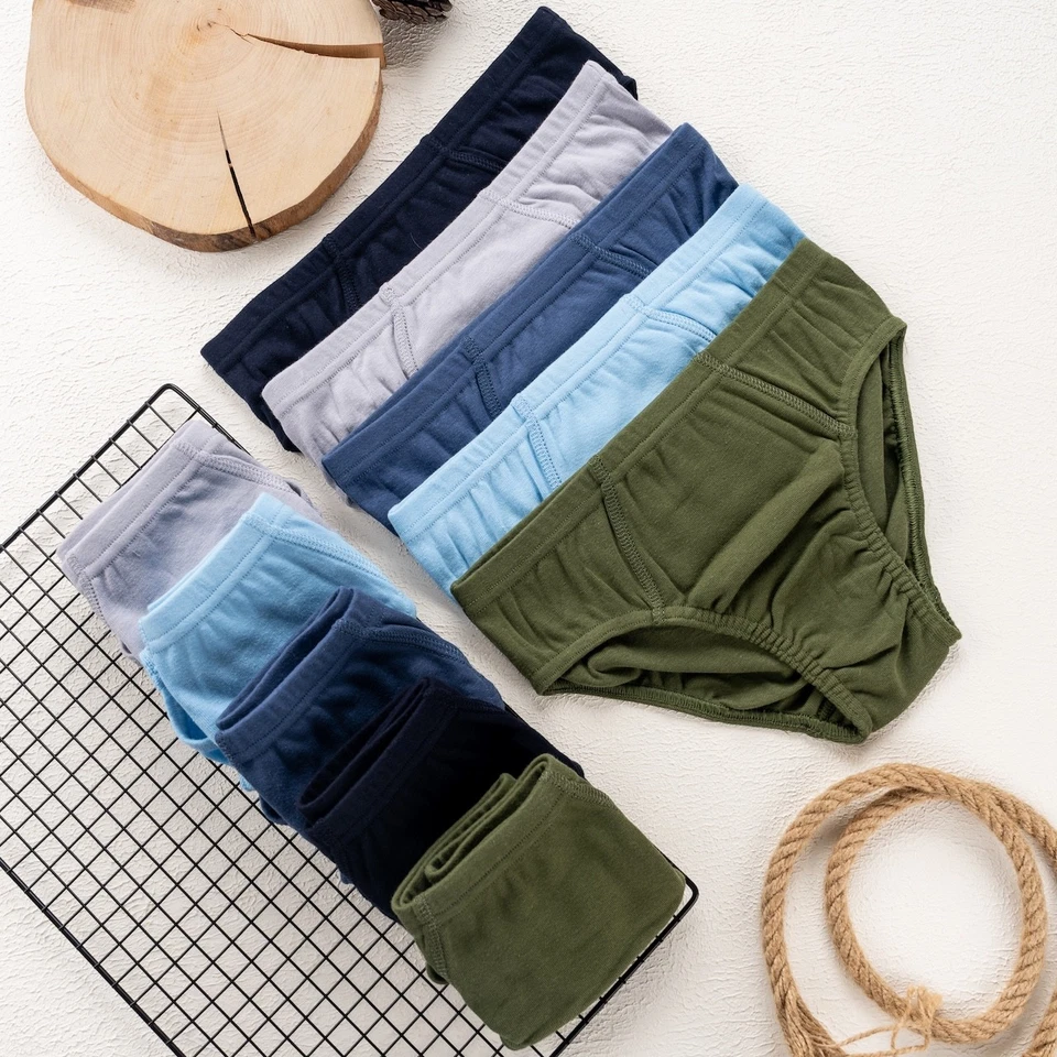 10 Jungen Slips 100% Baumwolle Unterhosen Unterwäsche Slip Shorts Basics - Bild 3 von 4