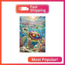 Sanjee Sea Turtle Diamond Painting Kits for Adults, 5D Diamond Art Kits for Begi