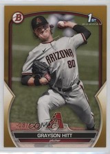2023 Bowman Draft Gold 8/50 Grayson Hitt #BD-57 02s2