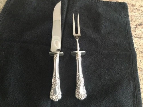Buttercup Gorham Sterling Carving Set, no monogram