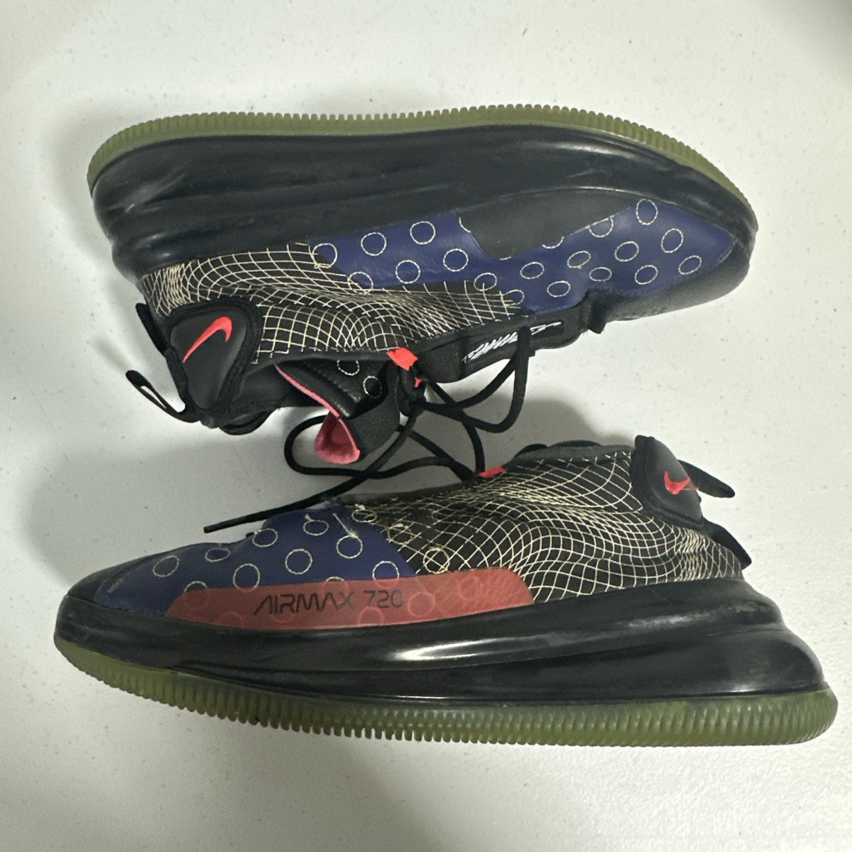 Nike Air Max 720 Waves D/MS/X Mens Athletic Shoes BQ4430-400 Mens Size 11.5* Nike Air Max 720 Waves D/MS/X Blue Void | eBay main image 3