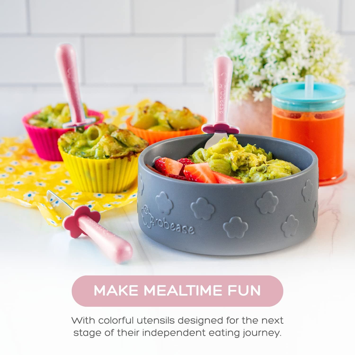 Grabease - 3-piece stainless steel ergonomic cutlery