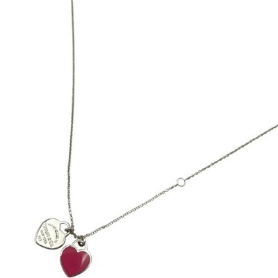 Tiffany TIFFANY CO Return to Tiffany Mini Double Heart Tag Pendant - Main Image