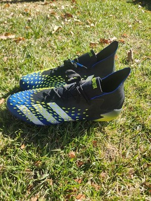 Adidas PREDATOR FREAK.1 FG Boots Core Black Solar Yellow Men Size 12.5 ''RARE''