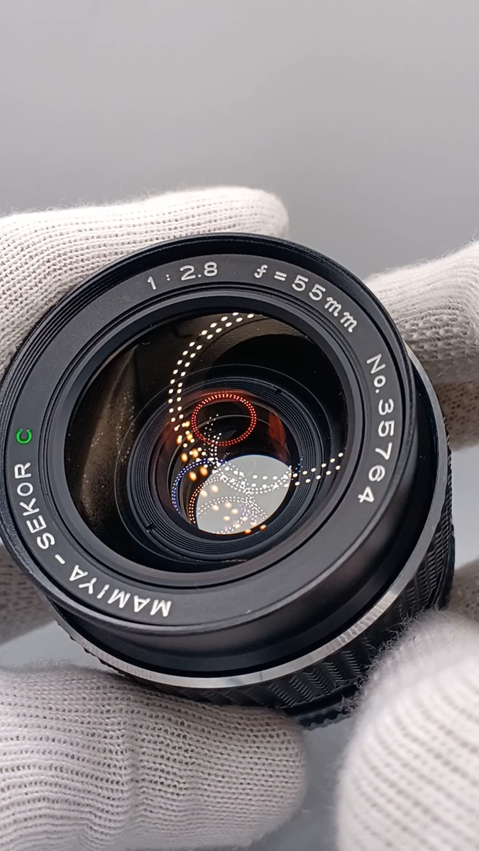 🎦VIDEO👀✨MINT✨ Mamiya Sekor C 55mm f2.8 Lens M645 1000S Super