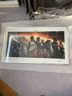 MASS EFFECT 2 THE TEAM LITHOGRAPH 