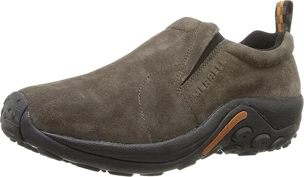 Merrell Uomo Jungle Moc Pelle Scamosciata Impermeabile Slip on Gunsmoke LARGHEZZA 7 5
