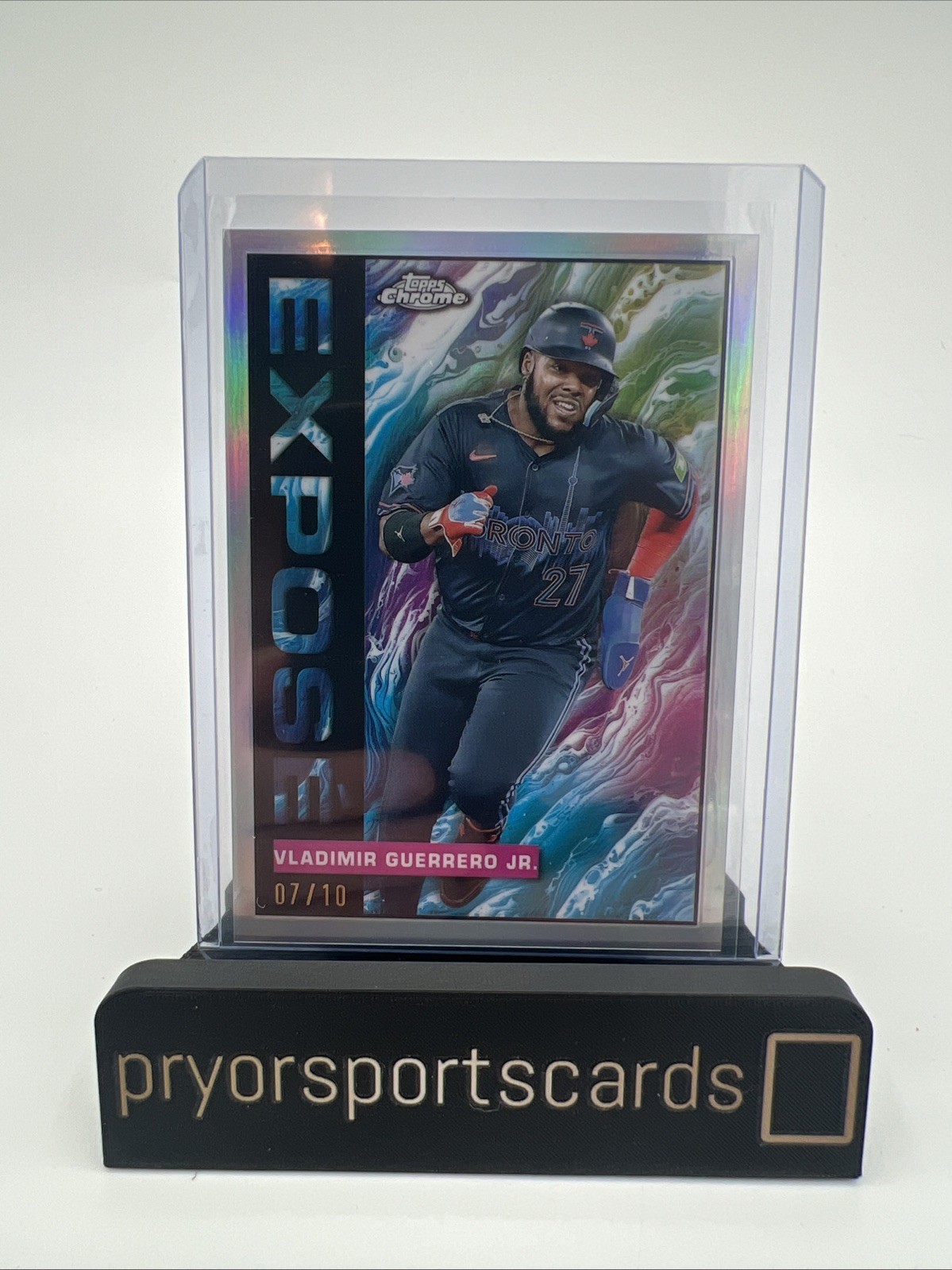 2025 Topps Chrome Vladimir Guerrero Jr. EXPOSE /10 SSP Toronto Blue Jays
