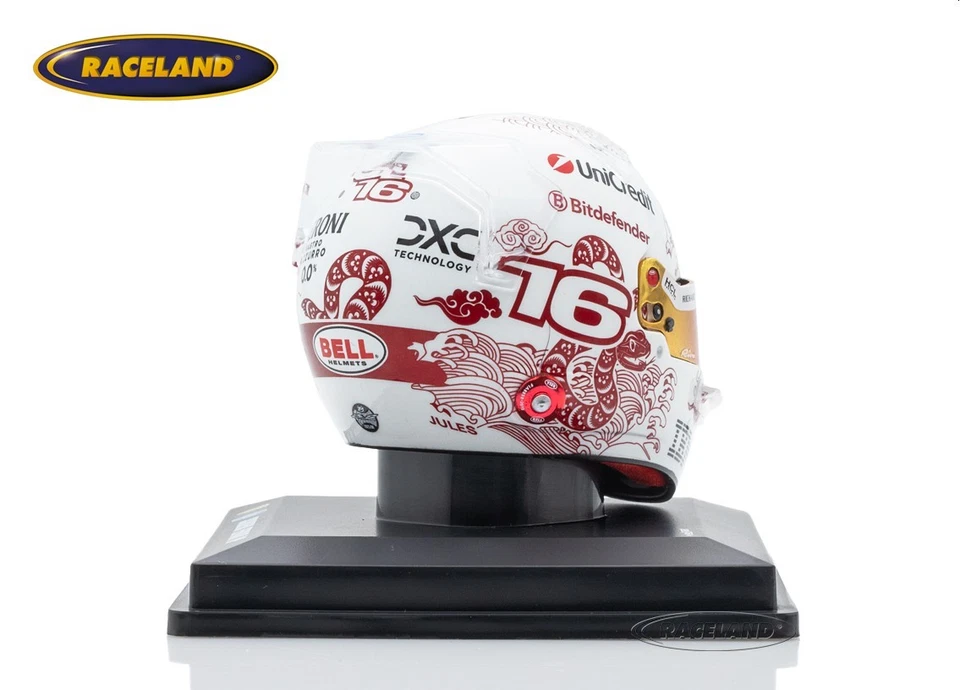 Helm Scuderia Ferrari HP F1 GP China 2025 Charles Leclerc Looksmart 1:5 LSHEL005 - Bild 2 von 4