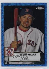 2021 Chrome Platinum Anniversary Blue Mini-Diamond Refractor Kevin Millar ff8