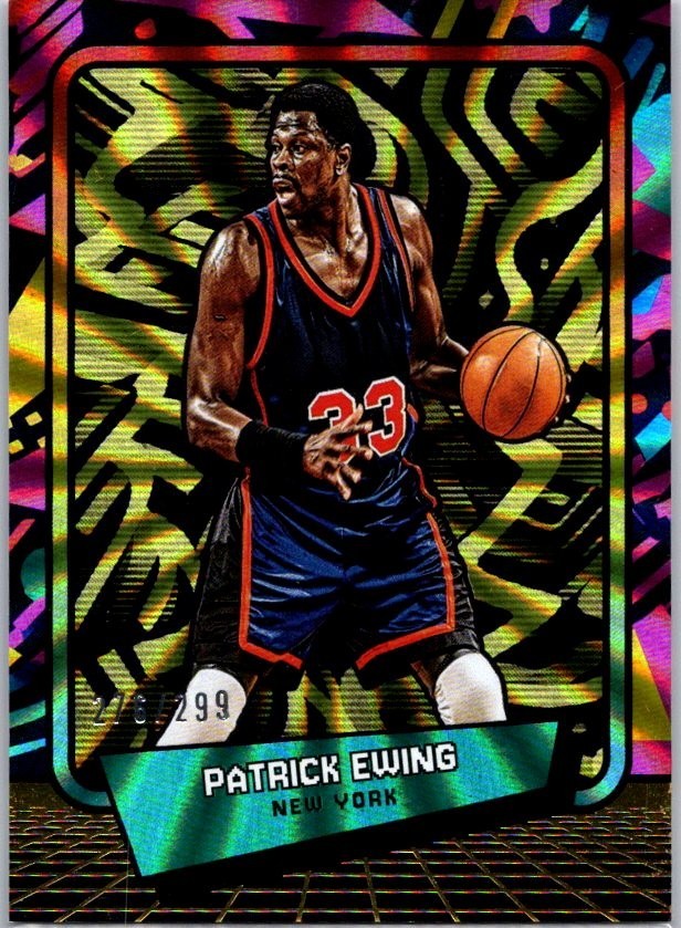 2026 Panini 90s Pop Culture Box Set - Patrick Ewing Yellow Laser /299 - Knicks