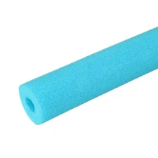1"(25mm)IDx3.3FTx2.56" Pipe Insulation Foam Tube Pool Noodles Transparent Blue
