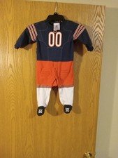 Chicago Bears 00 NFL Apparel Footie Pajamas 6-9 Months