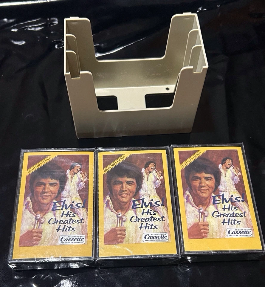 ELVIS PRESLEY HIS GREATEST HITS 1983 READERS DIGEST X3 AUDIO CASSETTE NEW SEALED - Image 3 of 4