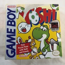 Yoshi (Nintendo Game Boy) COMPLETE w/ Box manual game WORKS!