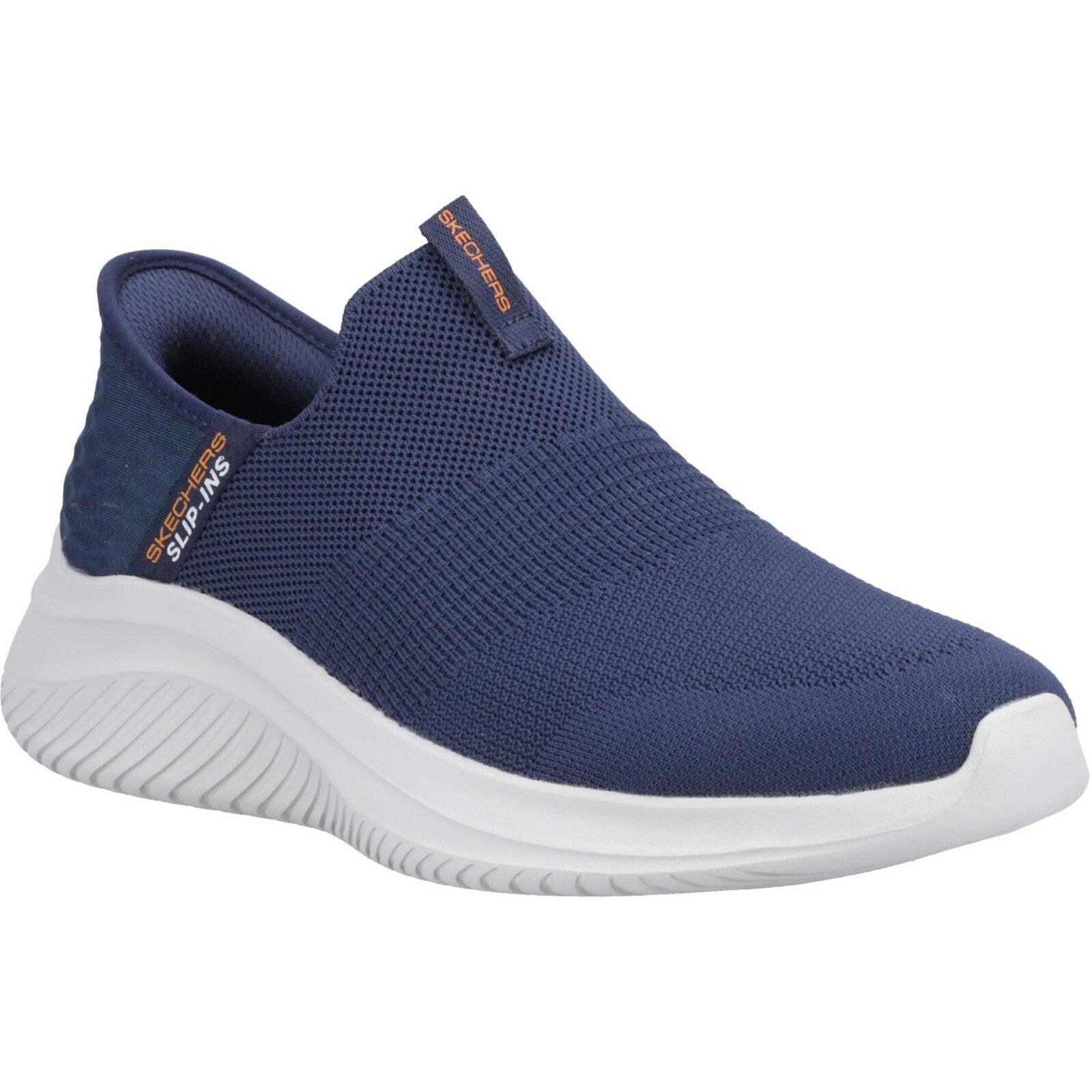 Skechers Mens Ultra Flex 3.0 Smooth Step Wide Trainers - Navy image 2