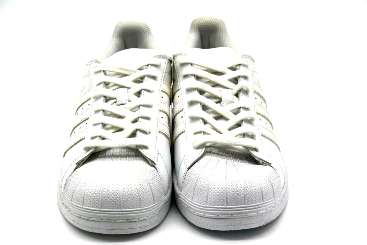 MEN'S ADIDAS ORIGINAL SUPERSTAR FOUNDATION B27136 TRIPLE WHITE SNEAKER |  eBay