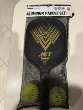 Franklin Pickleball 2 Player Aluminum Paddle Set USAPA X-40 Outdoor Balls