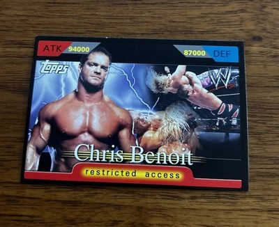 2006 Topps WWE Insider Restricted Access Game Cards Chris Benoit