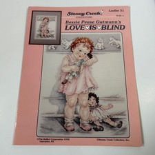 Stoney Creek Bessie Pease Gutmann's Love Is Blind Cross Stitch Pattern Leaflet
