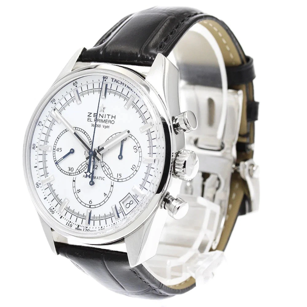Zenith El Primero 36000VPH 03.2080.400/01.C494 Automatic Chronograph Black Dial
