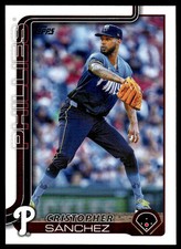 2025 Topps Series 1 Cristopher Sanchez #109 Philadelphia Phillies Baseball Card