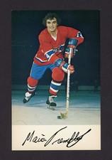 1977-78 MARIO TREMBLAY MONTREAL CANADIENS POSTCARD   27805