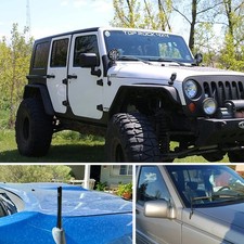 4" BLACK Car Antenna Roof Radio FM/AM Signal Aerial Antenna For TOYOTA TACOMA