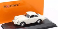 New Porsche 356 C Coupe year 1965 white 1:43 Minichamps Diecast Model Car