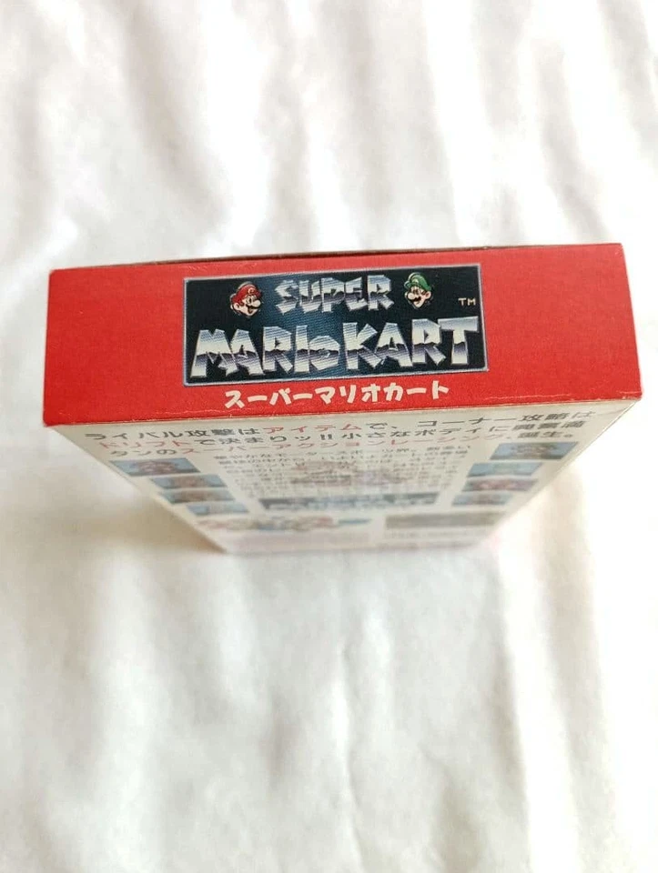 Super Mario Kart SHVC-MK New Sealed Boxed Nintendo Super Famicom Japan 1992 Rare - Image 3 of 4