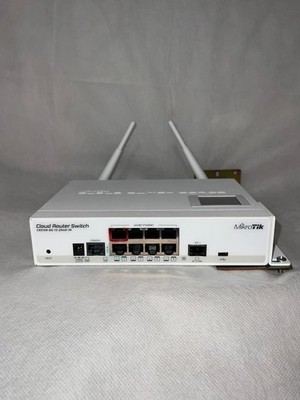 Mikrotik Cloud Router Switch with 8x Gigabit Ethernet Ports and 1x SFP Port