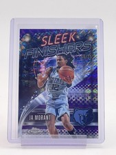 JA MORANT 2025-26 TOPPS CHROME SLEEK FINISHERS PURPLE GEOMETRIC /75 #SF-2 Q6383