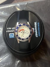 Denver Broncos Sun Time Watch Vintage 1996 The Competitor With Box & Hangtag