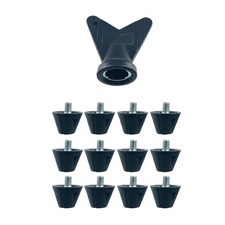 12Pcs/pack Football Shoe Replacement Spikes 13mm/16mm Football Shoe Studs Set