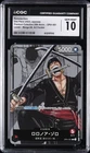 2022 ONE PIECE JPN PREM 25TH ANV MANGA ALT ART #OP01-001 RORONOA ZORO CGC 10
