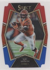 2021 Panini Select Premier Level Red & Blue Prizm Die-Cut Joe Mixon #109 08w8