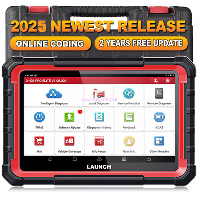 2026 LAUNCH X431 PRO Elite PROS V+ OBD2 Scanner Car Diagnostic Tool Key Coding