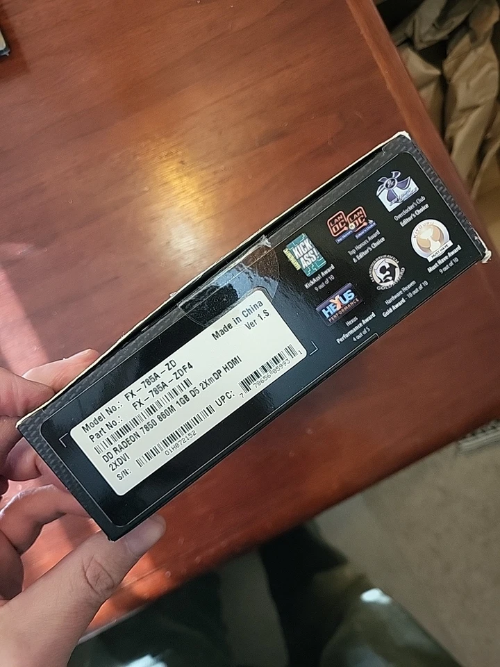 XFX R7800 Series Radeon 7850 Ghost Thermal FX-785A-ZD Video Card HDMI 1gb Ddr5  - Image 2 of 4