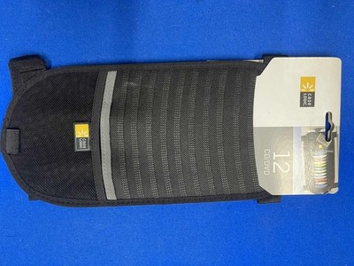 NEW!!   Case Logic Car Sunvisor CD/DVD Holder Black 12 Discs. NEW!!!