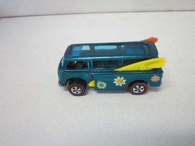 HOT WHEELS REDLINE  BEACH BOMB * AQUA COLOR  * ORIGINAL  BOARDS * NEAR MINT !